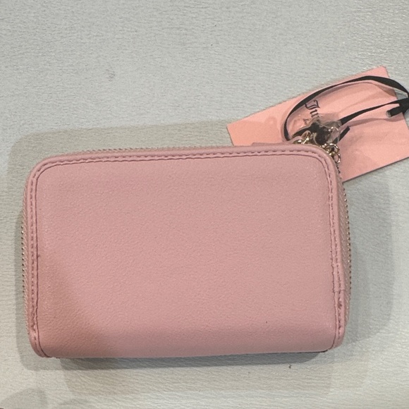 NWT Juicy Couture Wing It Double Medium Zip Around Wallet in Liquorice/Pink - Picture 7 of 7